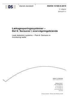 DANSK DS/EN 13160-6
