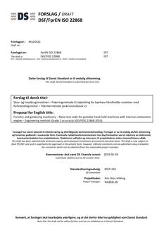 DANSK DSF/FPREN ISO 22868