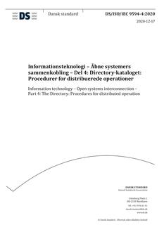 DANSK DS/ISO/IEC 9594-4