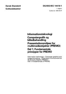 DANSK DS/ISO/IEC 14478-1