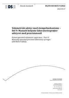 DANSK DS/EN ISO 8655-9