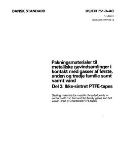 DANSK DS/EN 751-3+AC