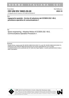 CEI UNI EN 16603-50-26