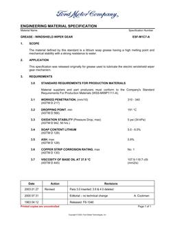 FORD ESF-M1C7-A