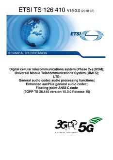 ETSI TS 126 410
