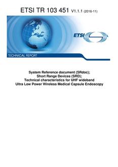 ETSI TR 103 451