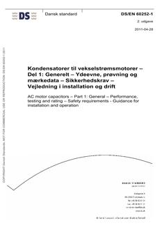 DANSK DS/EN 60252-1