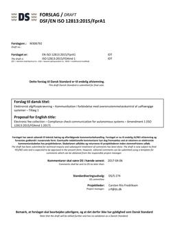 DANSK DSF/EN ISO 12813/FPRA1