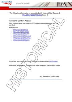 NR NR/L3/ELP/29987 MOD W ISSUE 2
