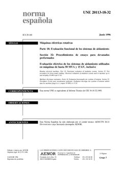 AENOR UNE 20113-18-32