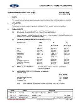 FORD WSH-M2A145-A