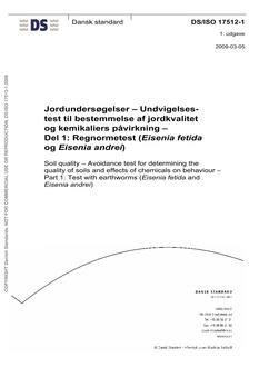 DANSK DS/ISO 17512-1