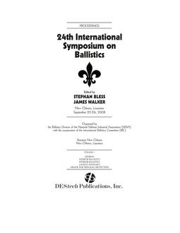 Ballistics 2008