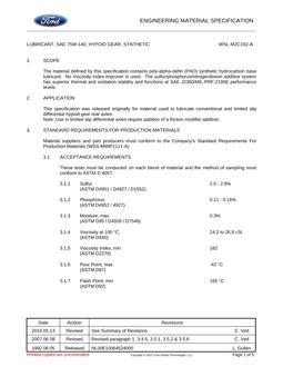 FORD WSL-M2C192-A