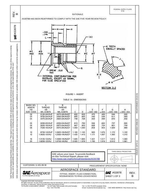 SAE AS3078B