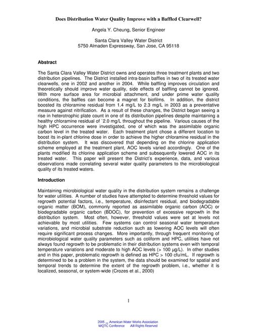AWWA WQTC62498