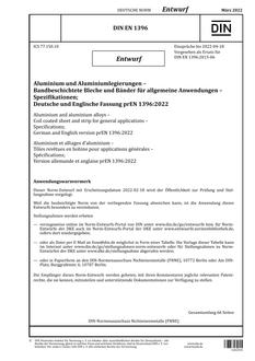 DIN EN 1396 - DRAFT