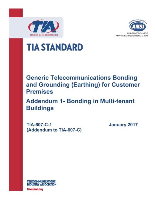 TIA ANSI/TIA-607-C