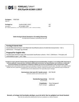 DANSK DSF/FPREN 61360-1
