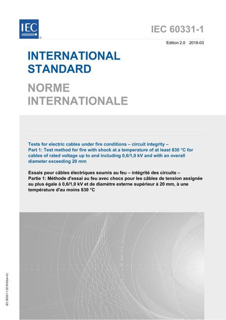 IEC 60331-1 Ed. 2.0 b:2018
