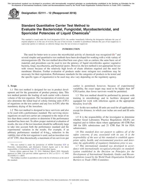 ASTM E2111-12(2018)