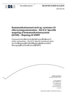 DANSK DS/EN IEC 61850-8-2