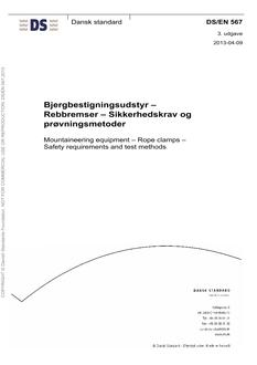 DANSK DS/EN 567