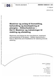 DANSK DS/EN 13035-5 + A1