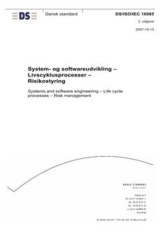 DANSK DS/ISO/IEC 16085