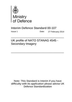 MODUK DEF STAN 00-107