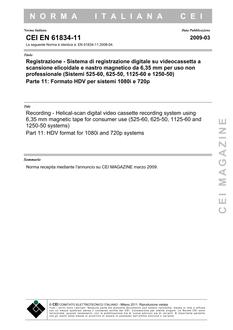 CEI EN 61834-11