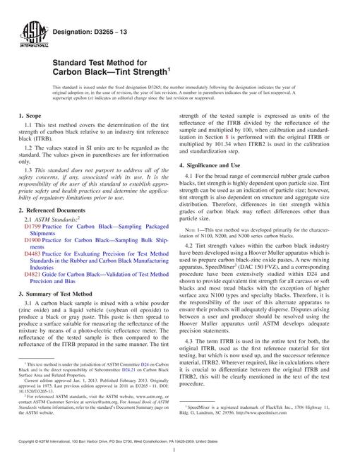 ASTM D3265-13