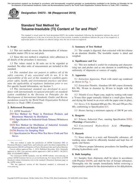 ASTM D4072-98(2018)
