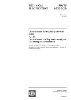ISO/TS 10300-20:2021