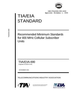 TIA ANSI/TIA/EIA-690