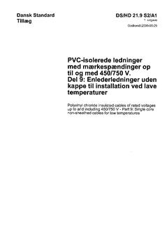 DANSK DS/HD 21.9 S2/A1
