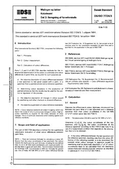 DANSK DS/ISO 7724/3