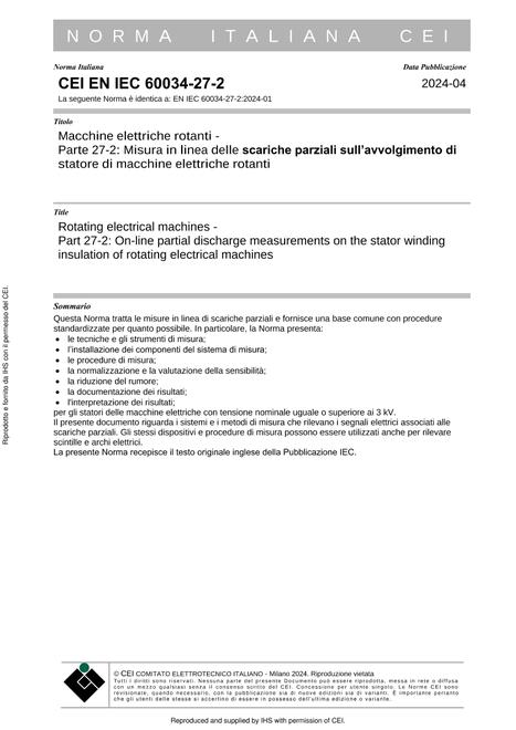 CEI EN IEC 60034-27-2