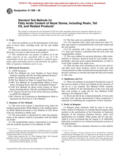 ASTM D1585-96