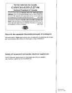 CAN/CSA E335-2-27-94