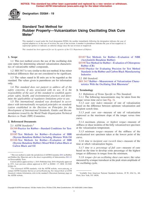 ASTM D2084-19