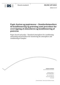 DANSK DS/ISO 187