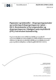 DANSK DS/EN ISO 23900-2