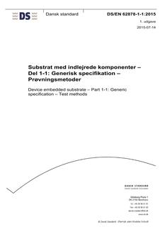 DANSK DS/EN 62878-1-1