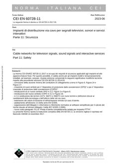 CEI EN 60728-11