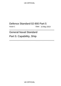 MODUK DEF STAN 02-900: PART 5