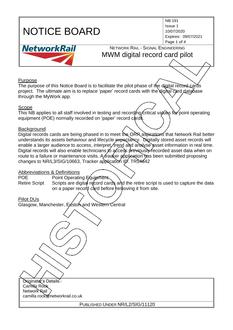 NR NB 191 ISSUE 1
