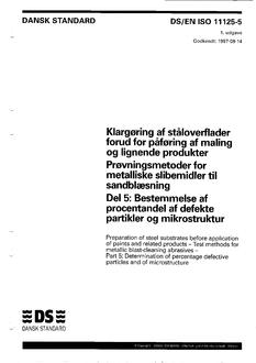 DANSK DS/EN ISO 11125-5