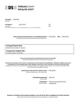 DANSK DSF/PREN 12477
