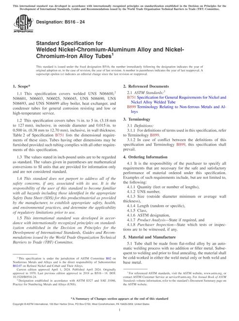 ASTM B516-24
